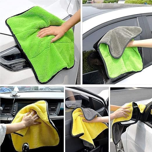 7 PCS Car Cleaning Kit with 3-in-1 Mini Vacuum Cleaner, Microfiber Cloth,Big Duster,Car Cleaning Anti-Fog Spray,Wheel Brush,Oil Film for Mirror,Truck,Bike...