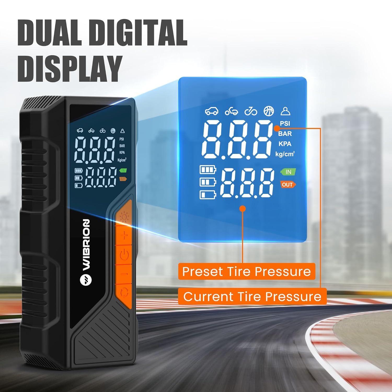 Portable 3-in-1 Cordless & Corded Tire Inflator, 2X Faster | 150 PSI, 6000mAh Long Run Time Battery | Type C Charging, 12V DC Output for Car